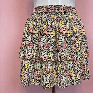 Floral Women's Skirt - Multicolor